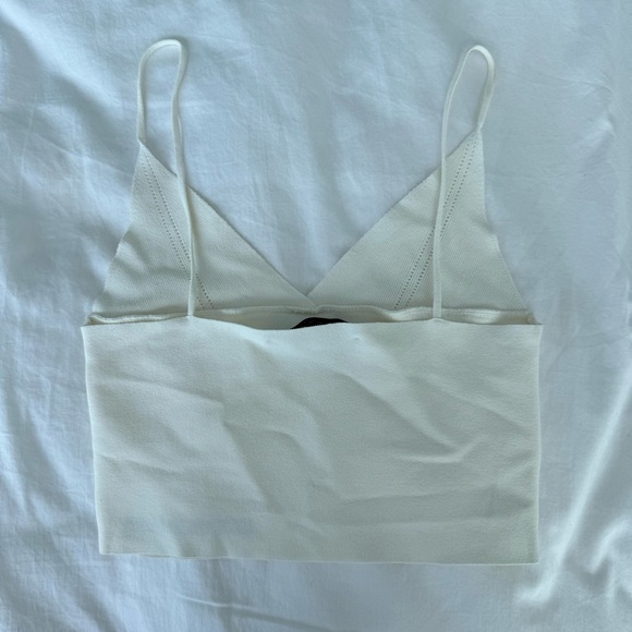 VALENTINO STRETCH KNIT CROP TOP - Picture 7 of 7